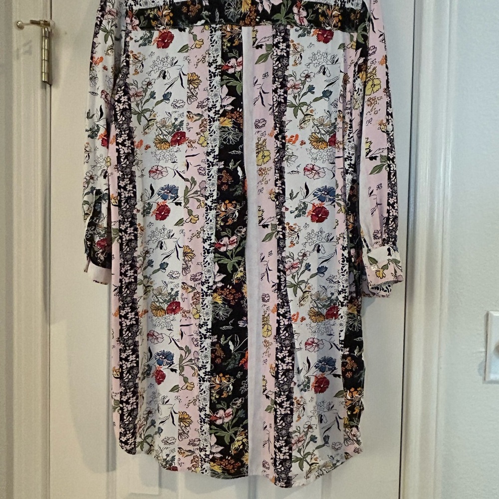 Floral Patchwork Women's Shirt